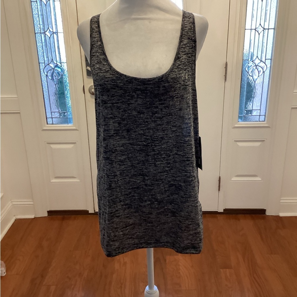 Under Armour Charcoal And White Tank Top ( Size: Xl/ Tg)